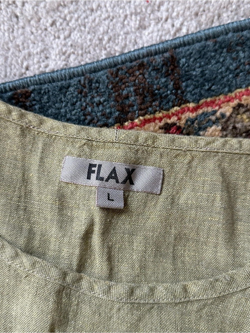 Flax 100% Linen Shift Dress - Picture 3 of 4
